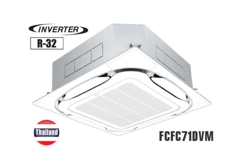 Điều hòa âm trần Daikin 24000 BTU Inverter 1 chiều FCFC71DVM/RZFC71EVM