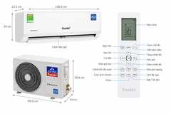 Điều hòa Funiki 1 chiều inverter 24.000BTU HIC24TMM-6