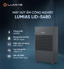 Máy hút ẩm công nghiệp 480L Lumias LID-S480