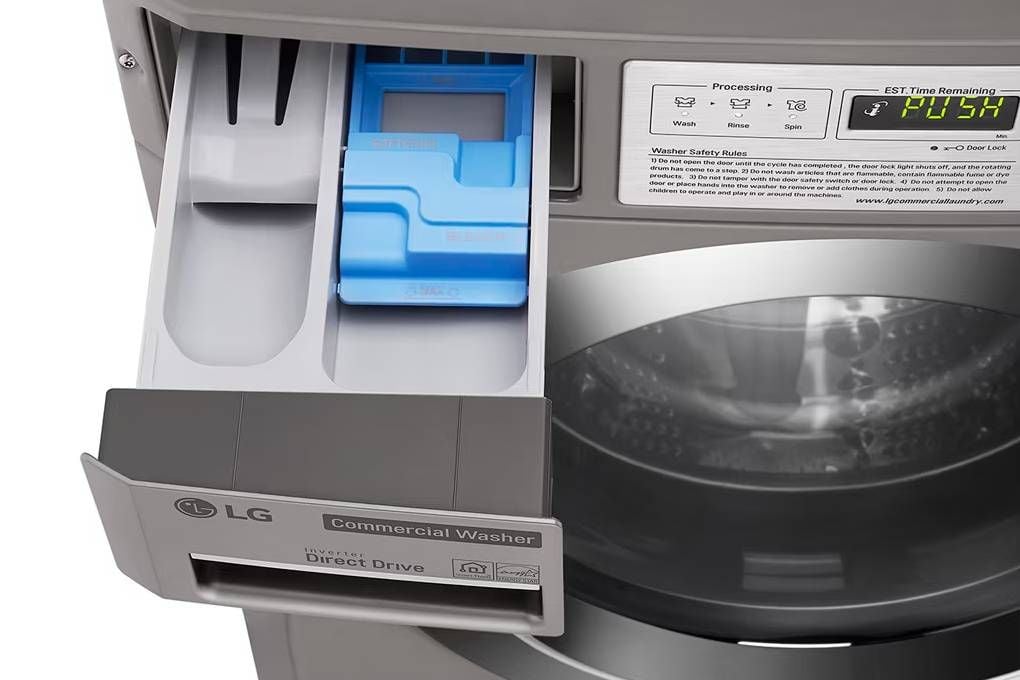 Máy giặt công nghiệp LG Giant 13 Kg Coin - DD™ Inverter CWG27MDQRS