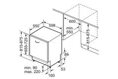 Máy Rửa Bát Âm Tủ Bosch SMV4HCX19E Serie 4