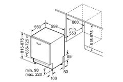Máy Rửa Bát Âm Tủ Bosch SMV6ZCX16E Series 6