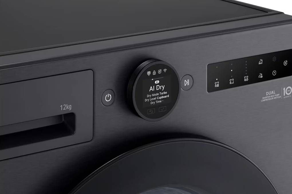 Máy sấy bơm nhiệt LG AI DUAL Inverter 12 kg RX12VHP3K