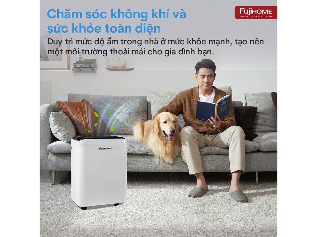 Máy hút ẩm Fujihome DH35W-HEPA