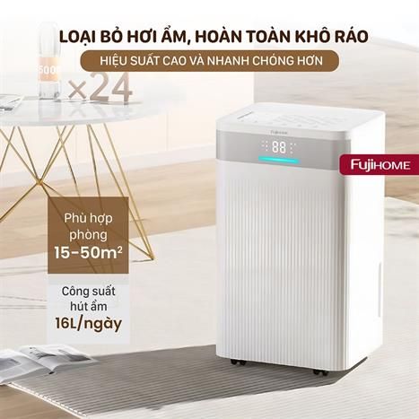 Máy hút ẩm FUJIHOME DH16NW-HEPA