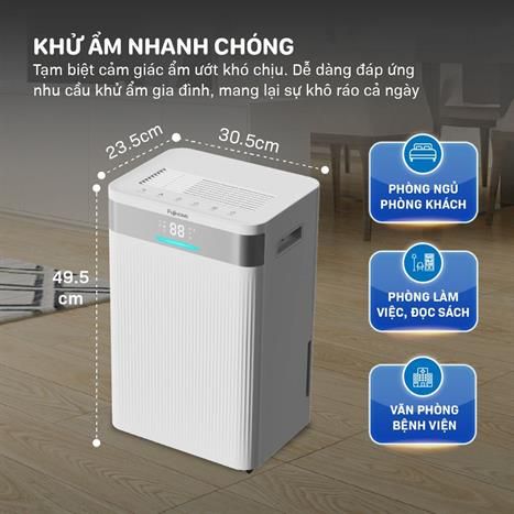 Máy hút ẩm FUJIHOME DH20NW