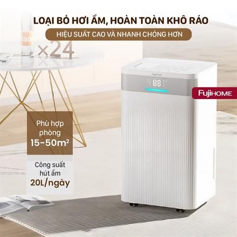 Máy hút ẩm FUJIHOME DH20NW-HEPA
