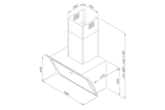Máy hút khói, khử mùi Malloca Plana K3444