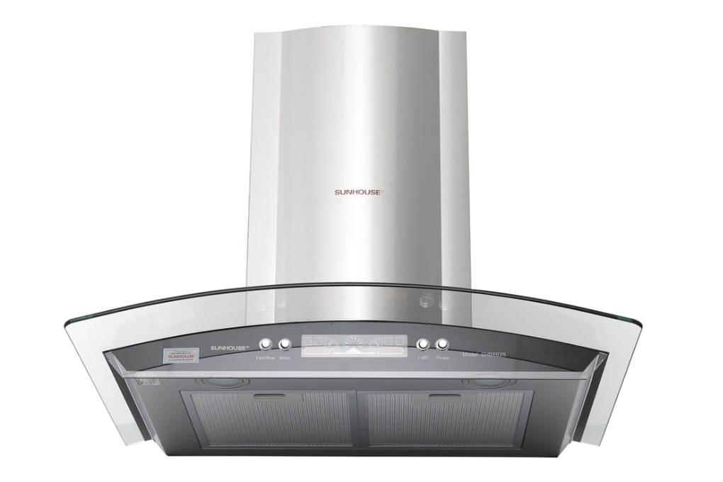 Máy hút mùi kính cong Sunhouse SHB6626