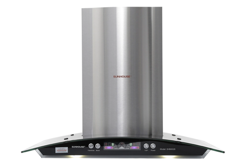 Máy hút mùi kính cong Sunhouse SHB6626