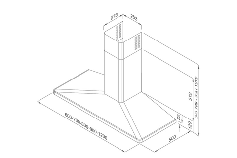 Máy hút mùi Malloca Varese-K5020