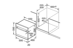 Máy rửa bát bán âm Bosch SCX6ITB00E Serie 6