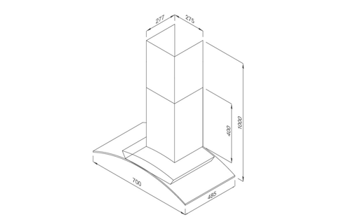Máy hút mùi Malloca MC 9078-700
