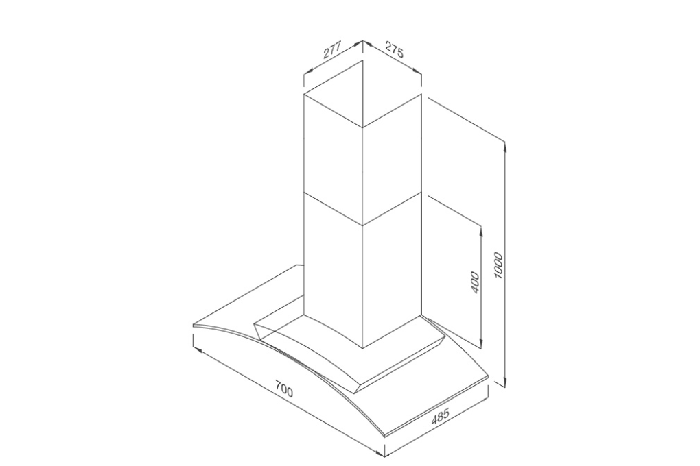 Hút mùi áp tường Malloca MC 9078-900