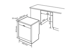 Máy Rửa Bát Độc Lập Bosch SMS4HTI03E Series 4