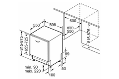 Máy Rửa Bát Âm Toàn Phần BOSCH SMV6ZCX10E Serie 6