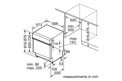 Máy Rửa Bát Bán Âm Series 4 Bosch SMI46MS03E