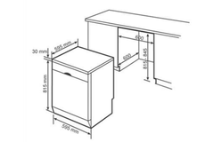 Máy Rửa Bát Độc Lập Series 4 Bosch SMS46NI03E