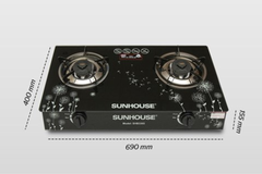 Bếp Gas Đôi Dương Kính Sunhouse SHB3365