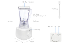 Máy xay sinh tố Panasonic MX-EP3101WRA