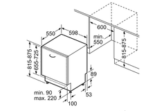 Máy Rửa Bát Âm Tủ Series 4 Bosch SMV46MX03E