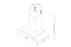 Máy hút khói khử mùi Malloca MC 9018HS