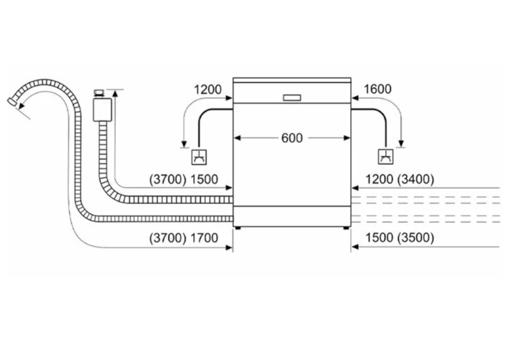 Máy Rửa Bát Độc Lập Series 6 Bosch SMS6EDI63E