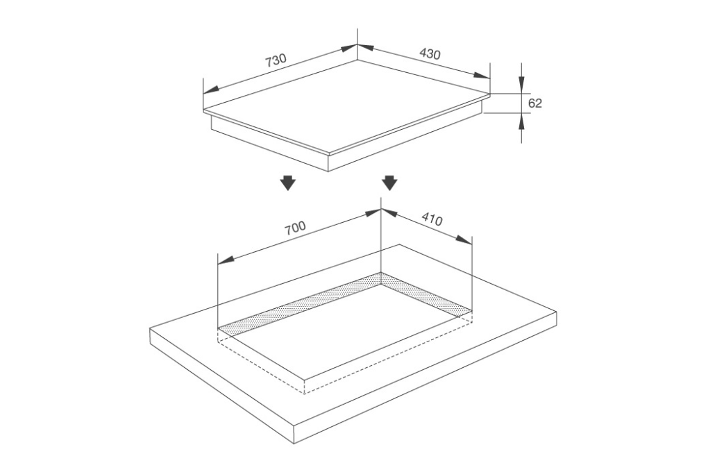 Bếp điện từ kết hợp hồng ngoại Malloca MH-732 EIR