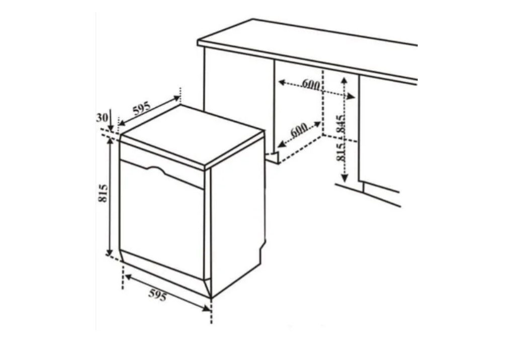 Máy Rửa Bát Độc Lập Series 4 Bosch SMS4EMI01E