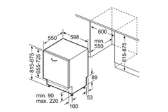 Máy rửa bát âm tủ Bosch SMD8TCX04E Series 8