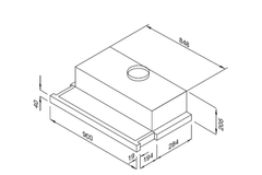 Máy hút mùi áp tường Malloca SIGMA-K820T