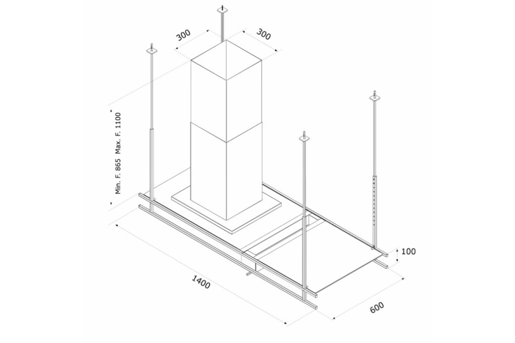 Máy Hút Khói Khử Mùi Độc Lập Malloca Indust K140B