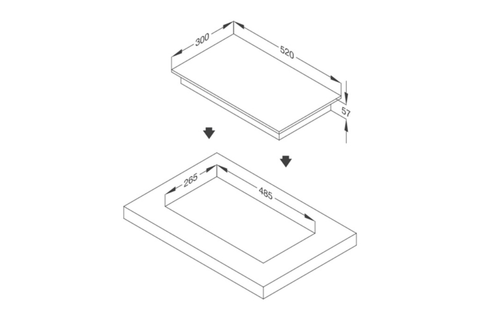 Bếp Hồng Ngoại 2 Vùng Nấu Malloca MDH-02R