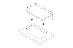 Bếp Hồng Ngoại 2 Vùng Nấu Malloca MDH-02R