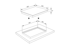 Bếp Điện 3 Vùng Nấu Malloca MR 593