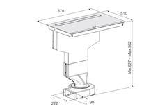Bếp từ kết hợp hút mùi Malloca HIH - 904 SLIM
