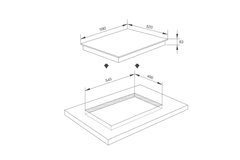Bếp Từ 3 Vùng Nấu Malloca MI 593W