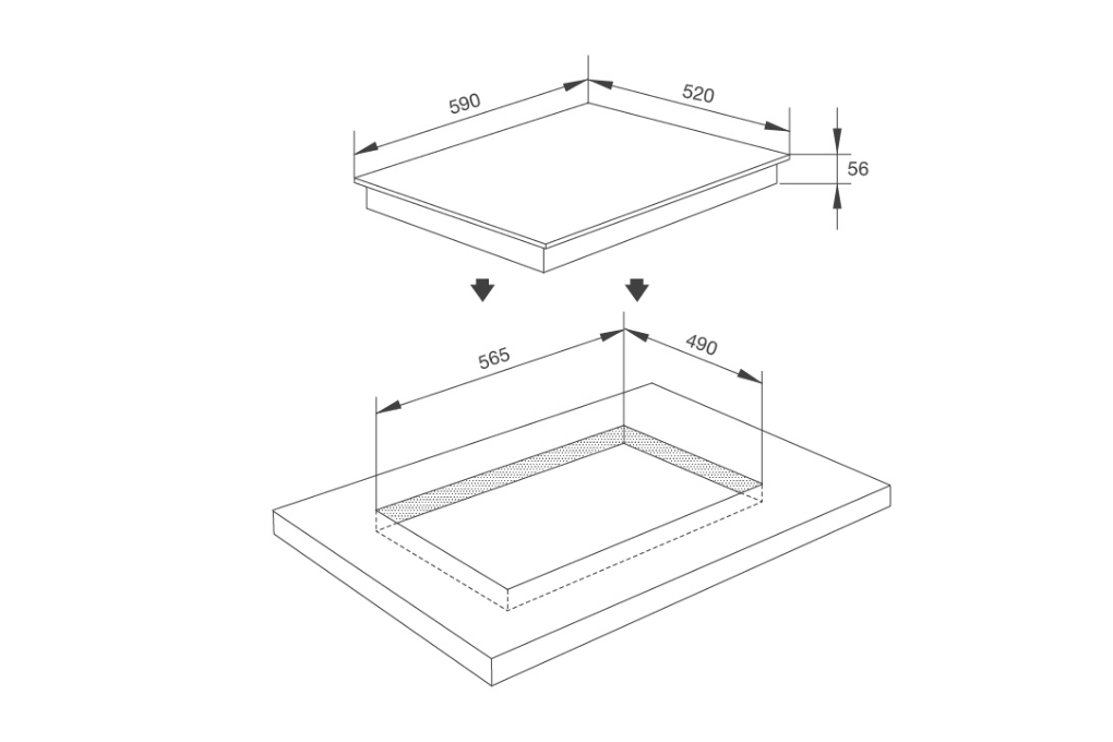 Bếp Từ 3 Vùng Nấu Malloca MH-5903 I