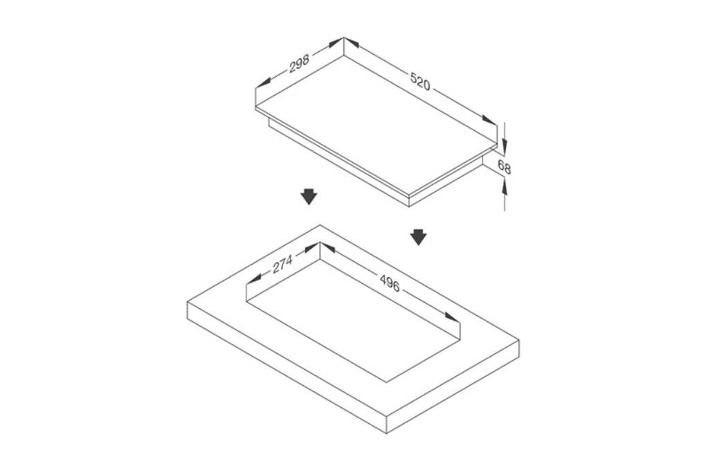 Bếp Từ Đôi Lắp Âm Malloca MDI 302