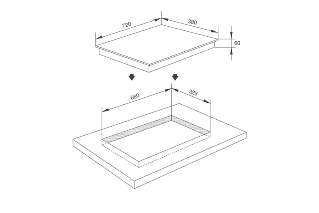 Bếp Từ 2 Vùng Nấu Malloca MH-02I