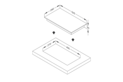 Bếp Điện Domino Malloca MDR 301