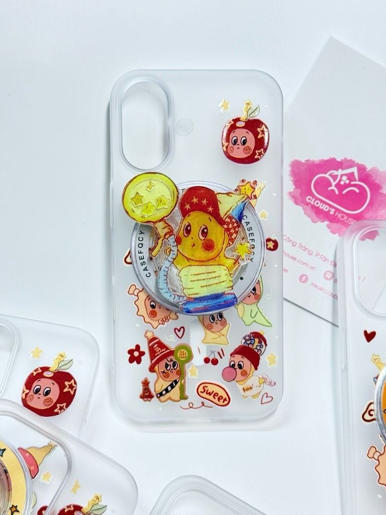 Case Ốp điện thoại iPhone Twinkle Twinkle Sweet Nhám Magsafe iPhone 13/14/15/16/17 Pro/Promax