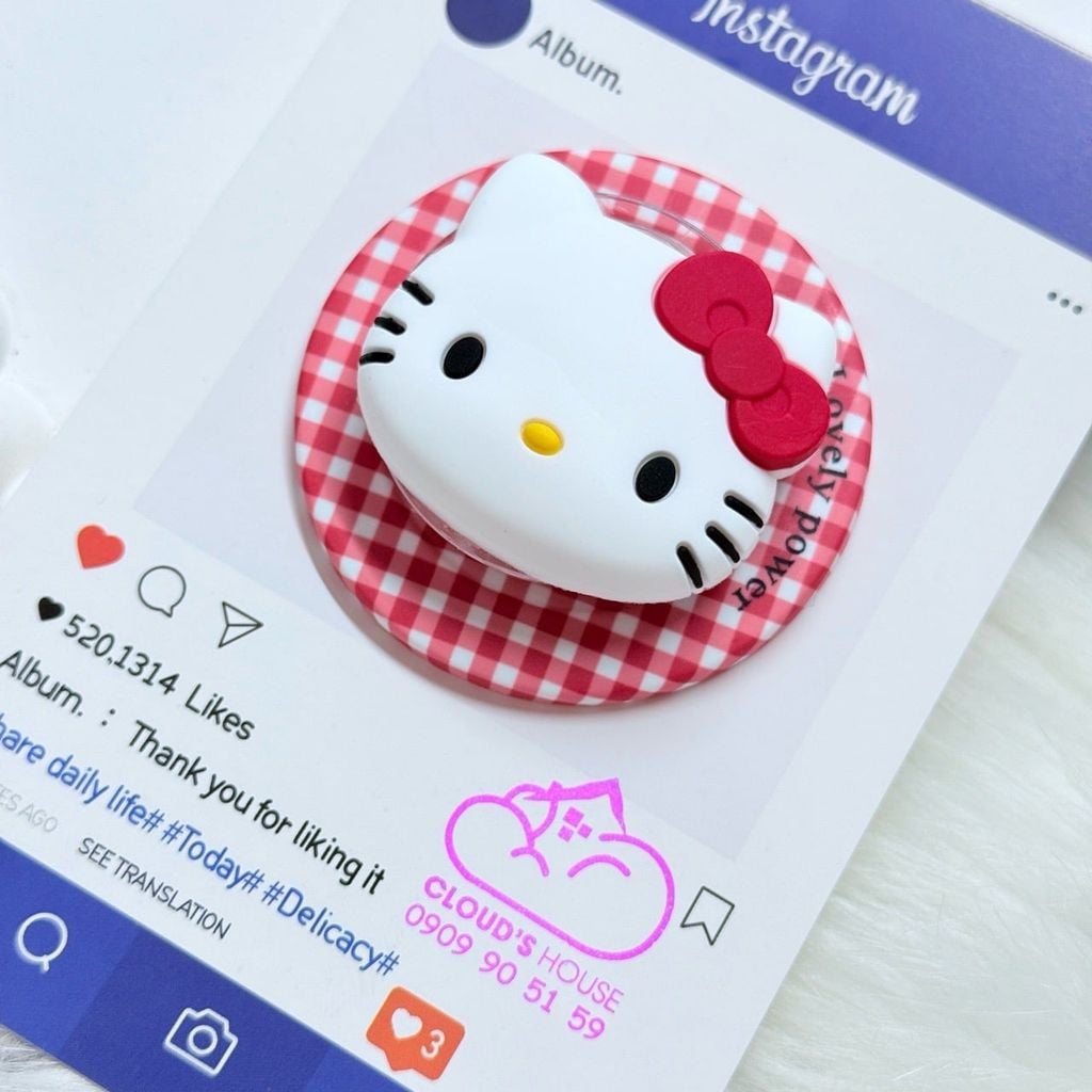 POPSOCKET Magsafe Nam Châm Hít Hello Kitty Kute