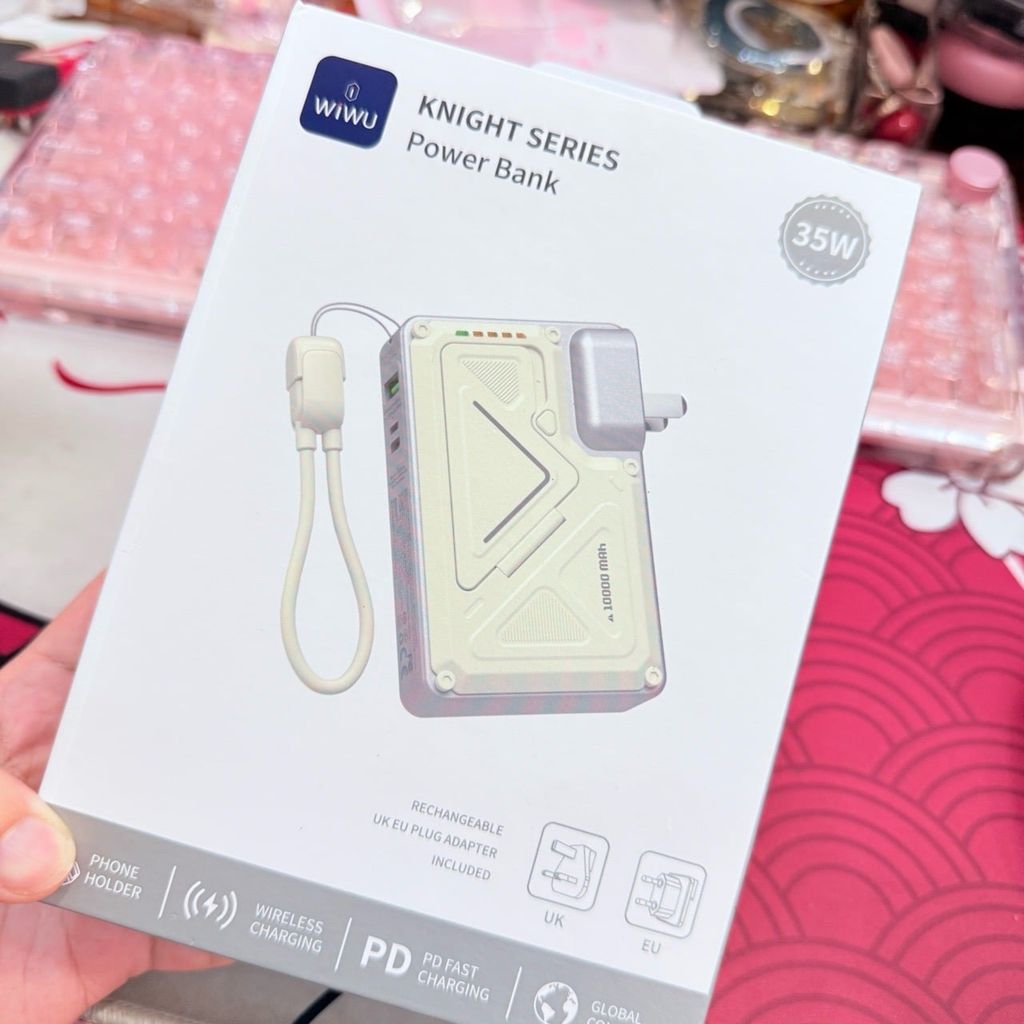 POWERBANK - SẠC DỰ PHÒNG WIWU WI-P057 POWER BANK 10000 MAH PREMIUM 35W