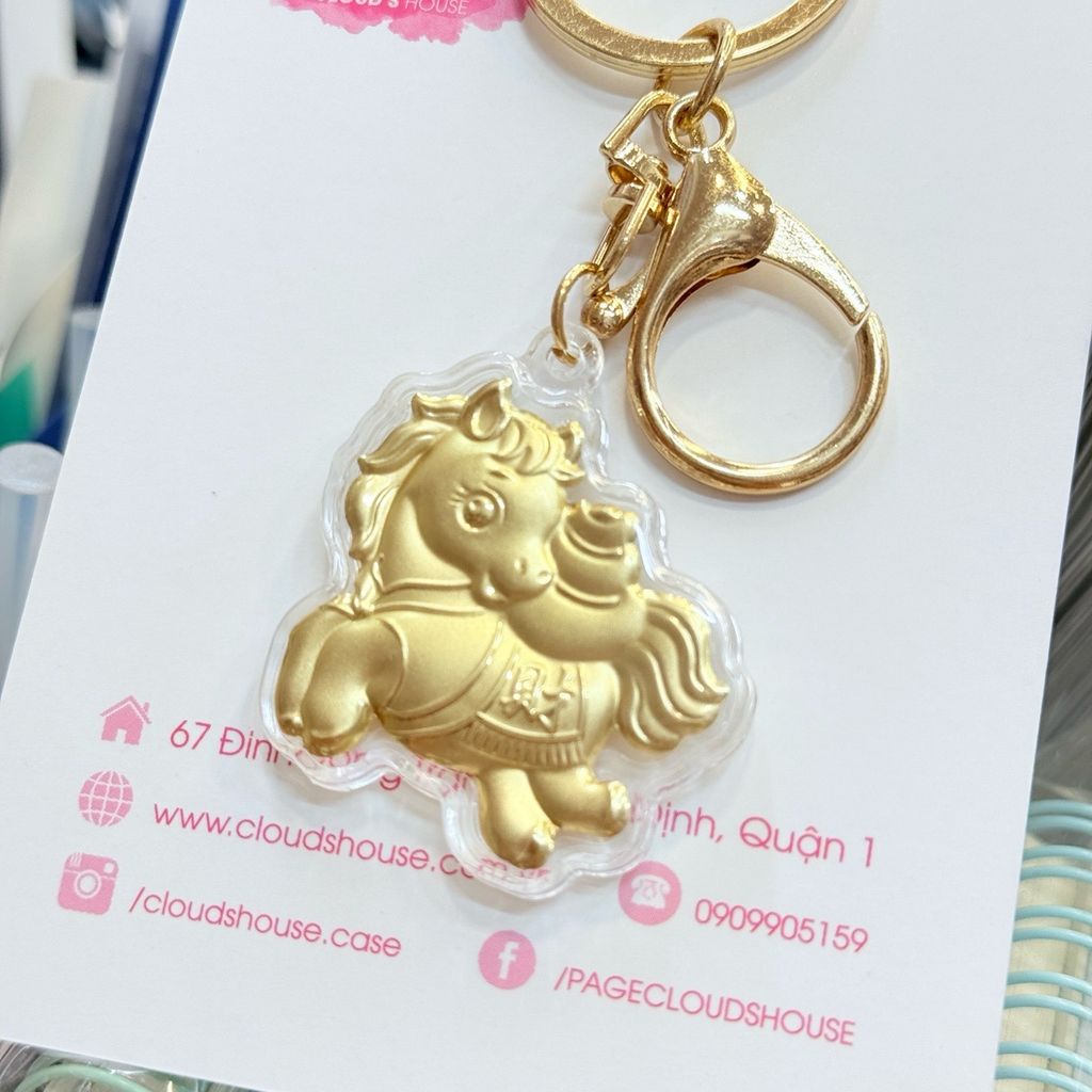 MÓC KHOÁ NGỰA VÀNG - Tết