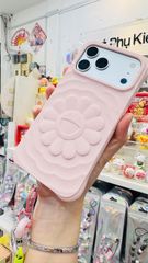 Case Ốp Điện thoại iPhone TAKASHI MURAKAMI x CASETiFY FLOWERS BLOOM Màu Hồng Pastel Basic iPhone 17/16/15Pro/Promax