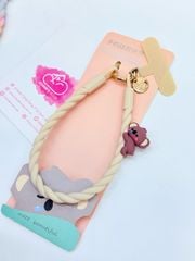 DÂY Xoắn Thú Cartoon Silicone Chất CHỐNG BẨN kèm charm nhiều màu sắc