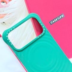 Case Ốp Điện thoại iPhone Casetify Ripple Case Xanh Lá - Emerald Green Magsafe Basic iPhone 17/16/15Pro/Promax