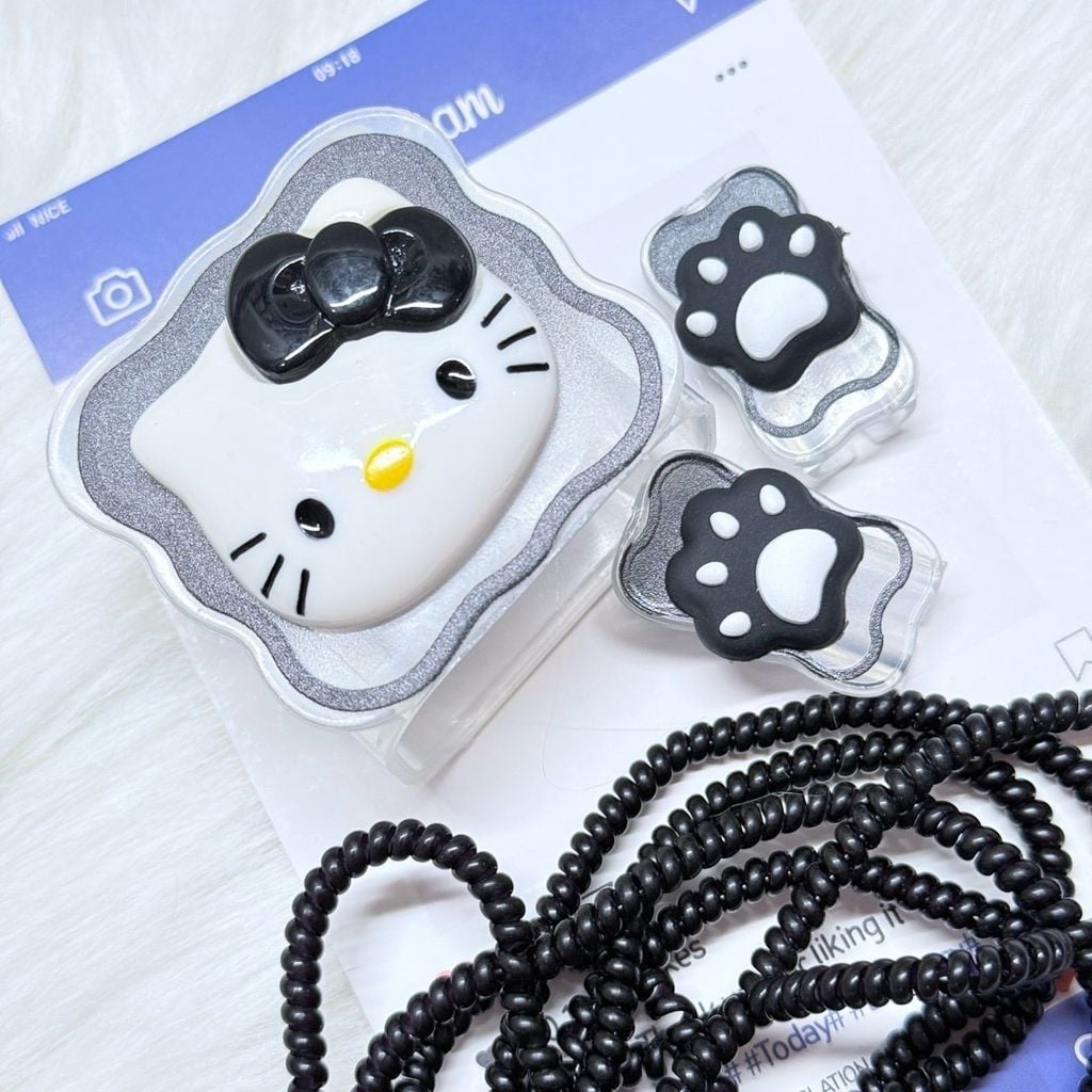 COMBO BẢO VỆ CÓC CÁP SẠC HELLO KITTY