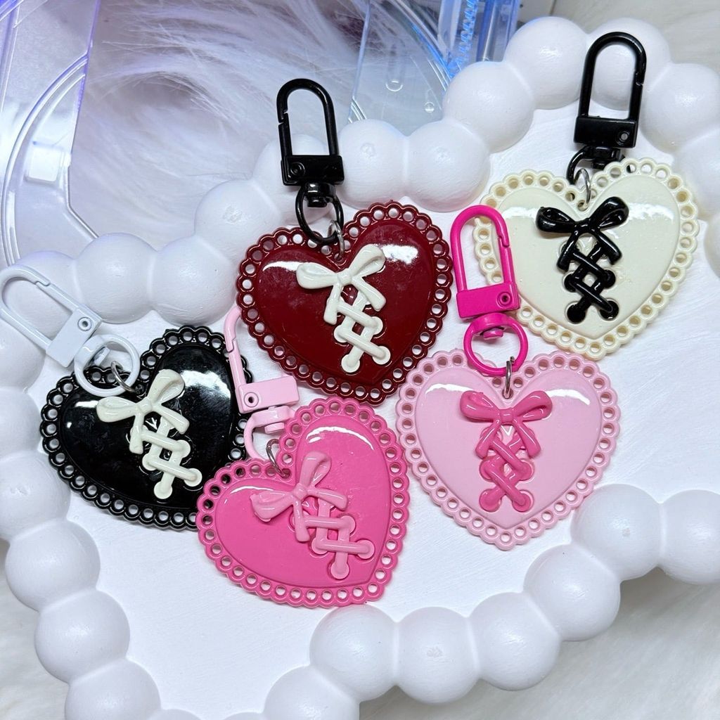 Móc treo điện thoại mini cute dễ thương - MẪU TRÁI TIM